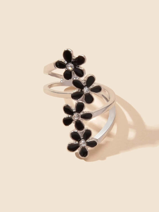 Enamel Flower Ring