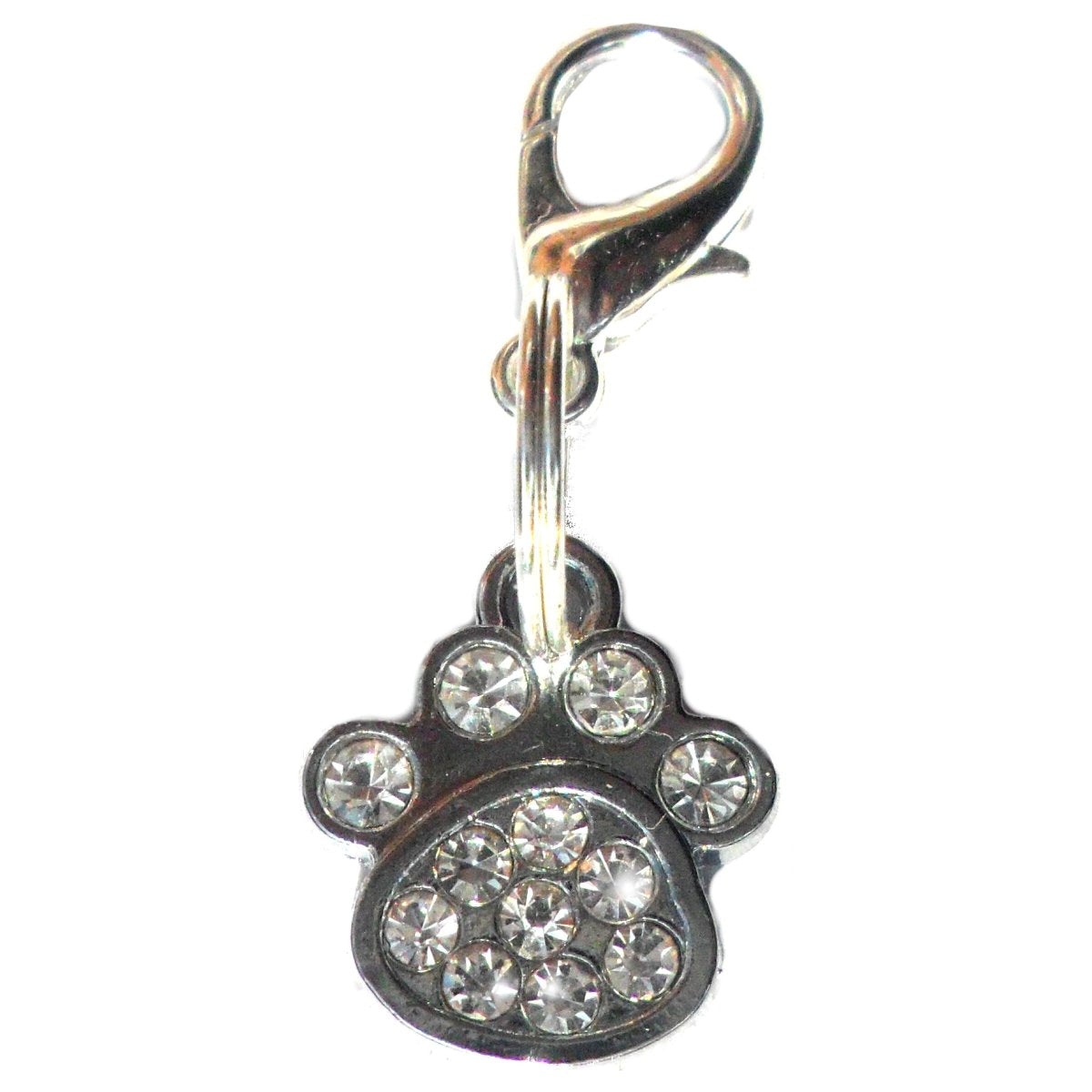 Rhinestone Paw Charms