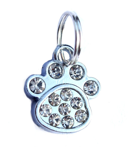Rhinestone Paw Charms